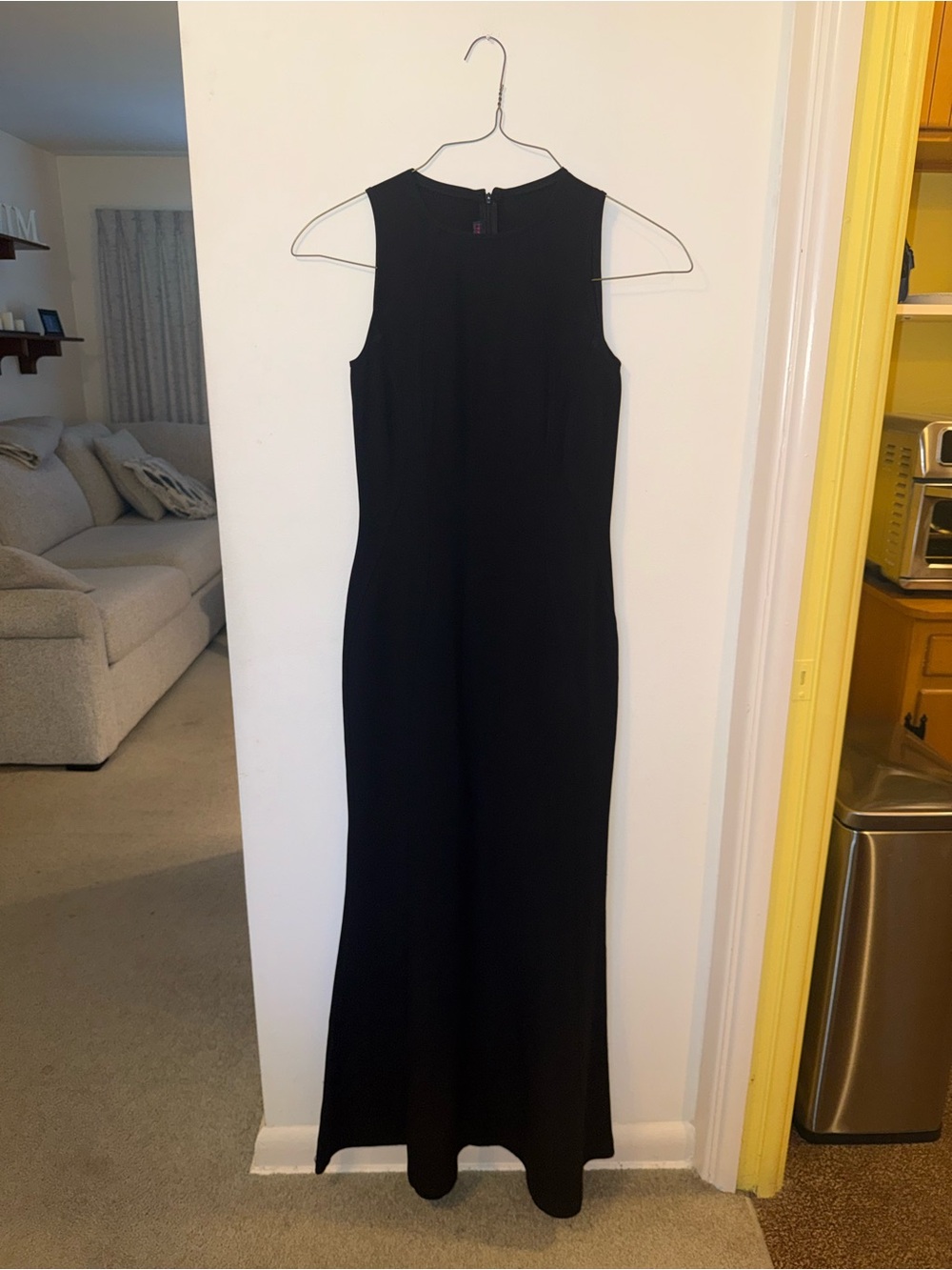 Black Sleeveless Maxi Dress - Classic Evening Gown